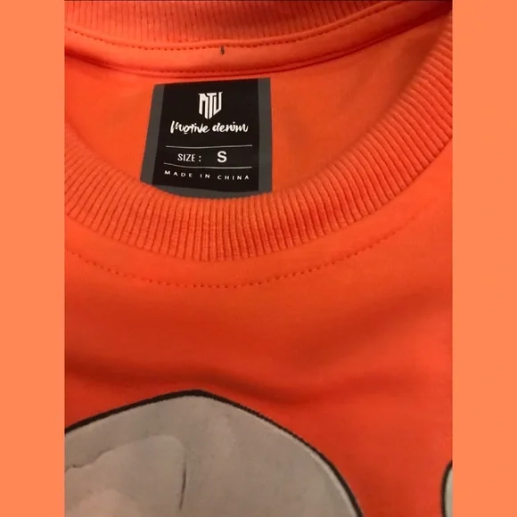 N🚫T FOR SALE “MENS MOTIVE DENIM SWEATER” SIZE: SMALL - Picture 2 of 6